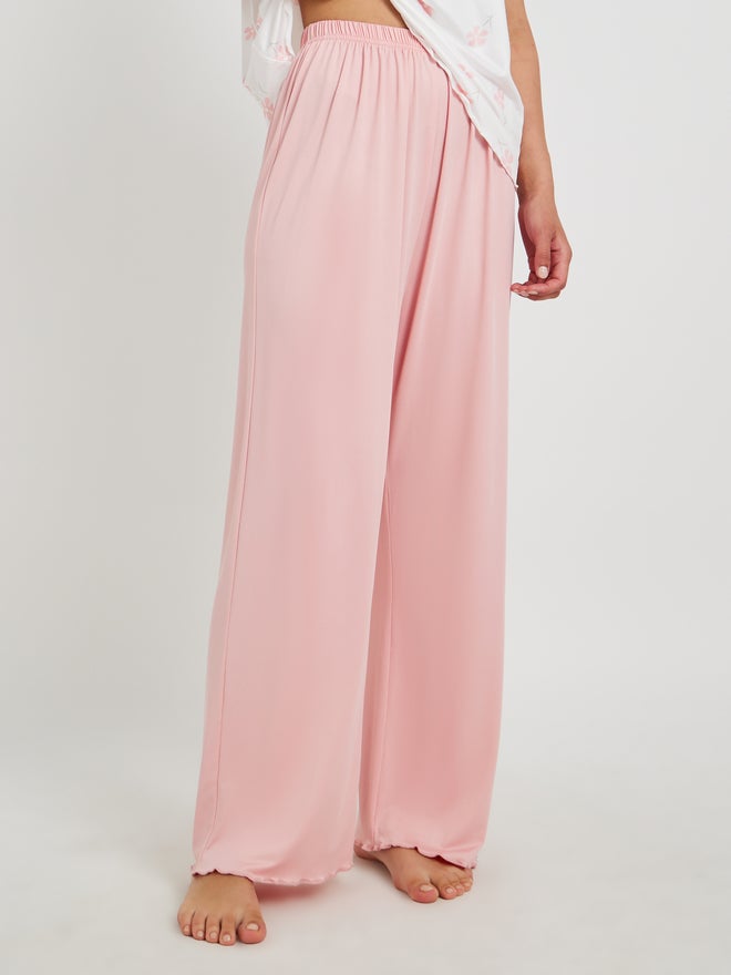 Take Two Floral Printed T-Shirt and Solid Pyjama Set - Image 5