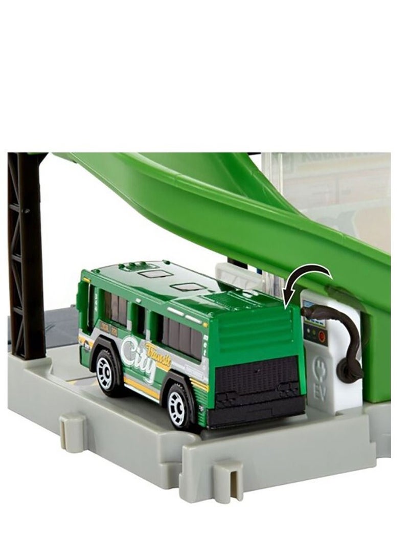 MATCHBOX Action Drivers Bus Station Playset - Image 4
