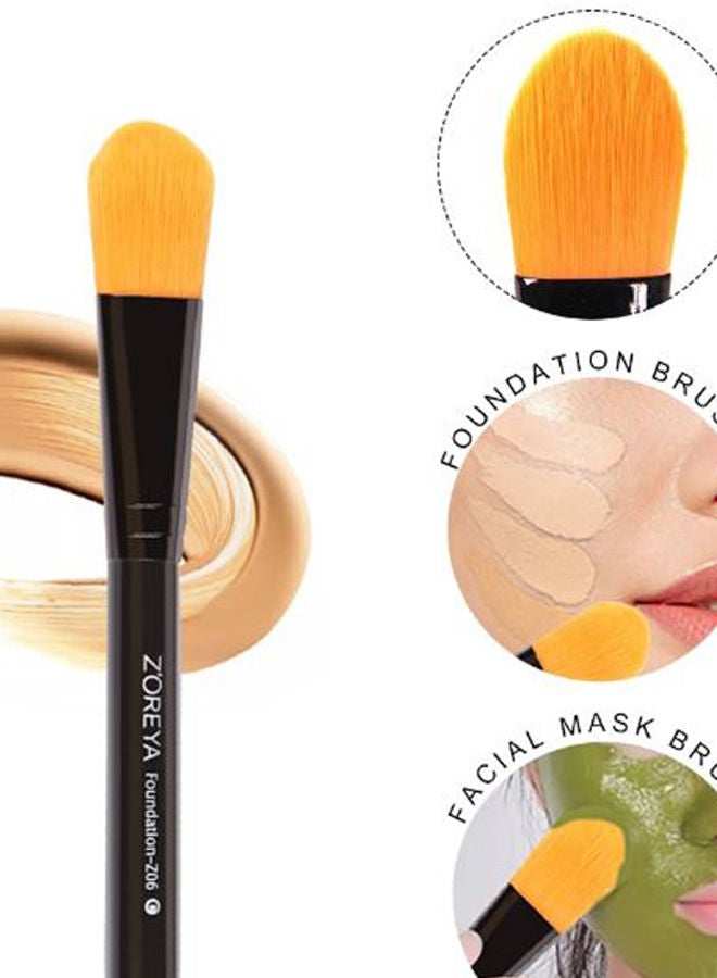 نيبمينينت فرشاة التجميل فاونداشن الاحترافية أصفر/أسود - Image 2