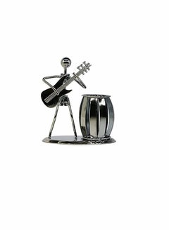 Y&D Guitar Pen Holder Creative Desktop Accessories Multipurpose Metal Desk Pencil For Gifts, Kids, Students, and Office Stationary  - Image 1