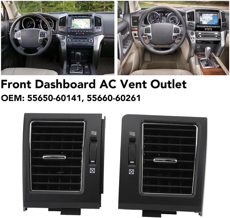 Haofy Front AC Outlet Vent,Dashboard Air Conditioning Vent Replacement Ventilation Grills, Stylish AC Vent Upgrade for Comfortable Interior Environment - Image 5