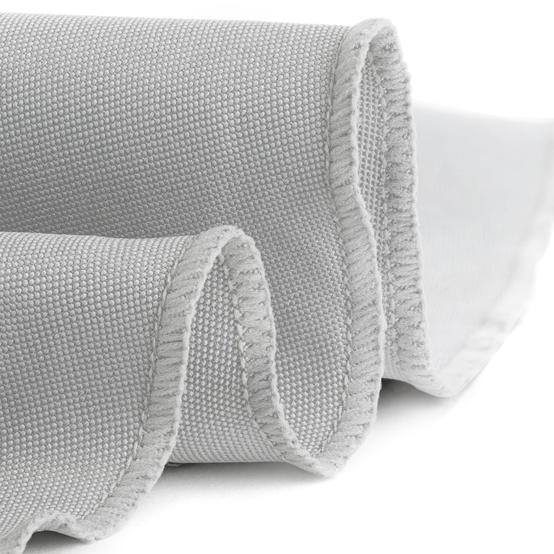 جي دي مودا Gee Di Moda Round TableCloth - قطعة قماش مائدة مستديرة من الفضة 90 بوصة لمدة 30 إلى 60 بوصة - طاولات مستديرة - نسيج قابلة للغسل - لبوفيه طاولة عشاء حفل عشاء ودش الطفل - Image 3