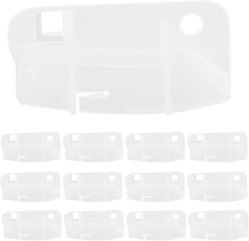 Outanaya 100pcs Ceiling Lamp Clips Plastic Buckles for Light Fixtures Easy Install Disassemble Rotating Clamp Lampshade Fasteners Home Decor Accessories - Image 1