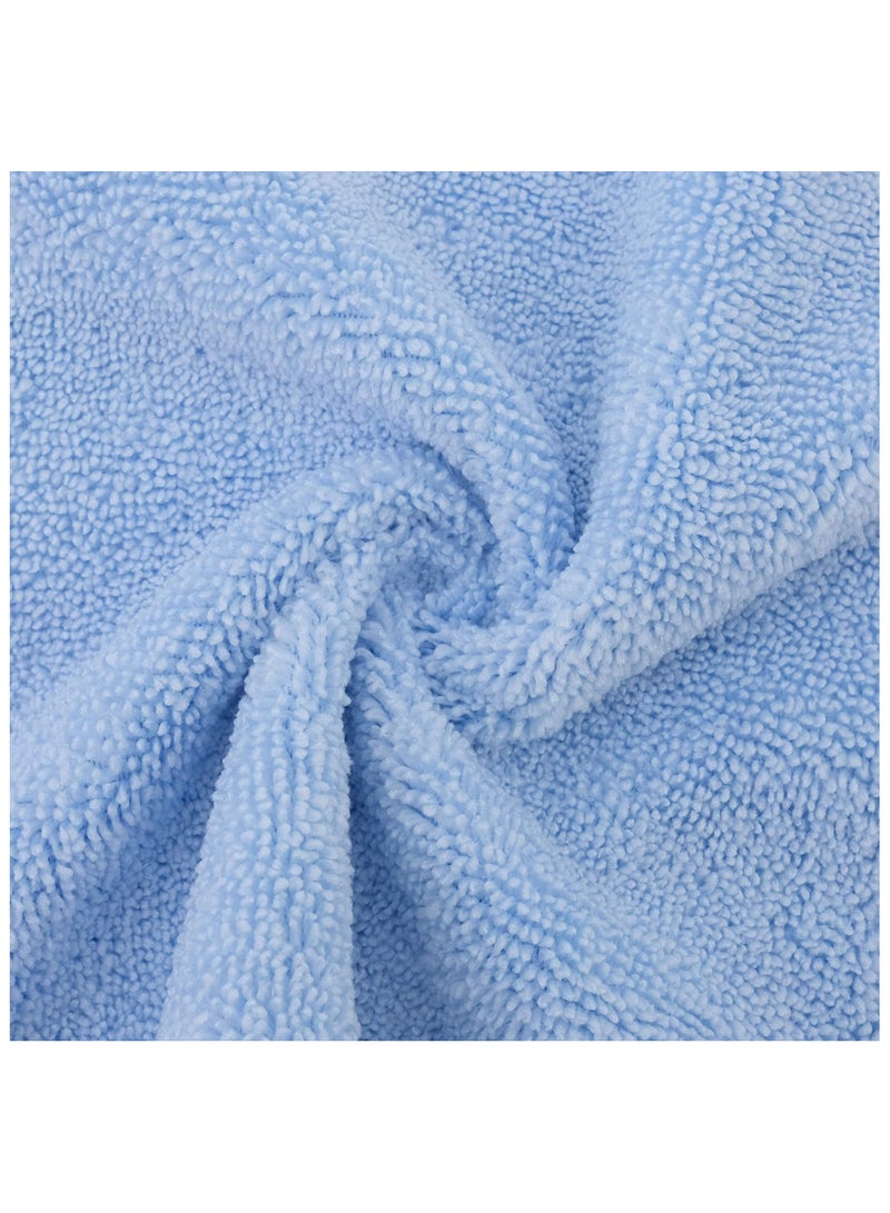 Bamboo Face Cloth, Soft Flannels Wash Cloth Face Towels , Reusable Soft Bamboo Wash Cloths 4 Pcs - Image 3
