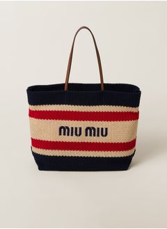 Miu Miu Woven fabric tote bag  - Image 1