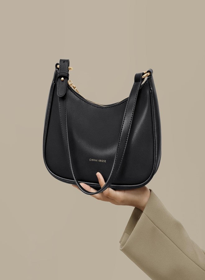 CinvaiKrose Shoulder Purses For Women, Leather Hobo Bags For Women, Two Strap For Shoulder And Crossbody - Image 2