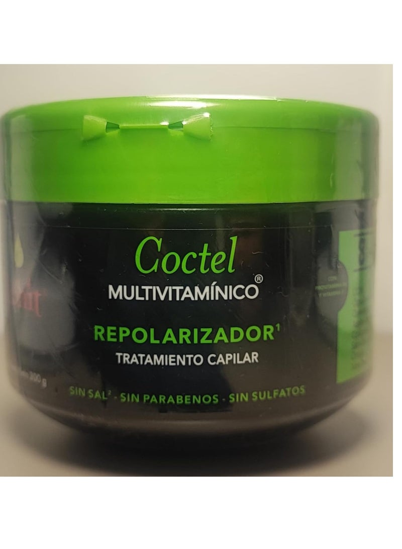 Lehit - Coctel 8 En 1 Multivitaminico Repolarizador Tratamiento Capilar Cuidado Para El Cabello Alimento Y Nutricion Reparacion Total Anticaida - Repolarizer Treatment Cocktail - Image 3