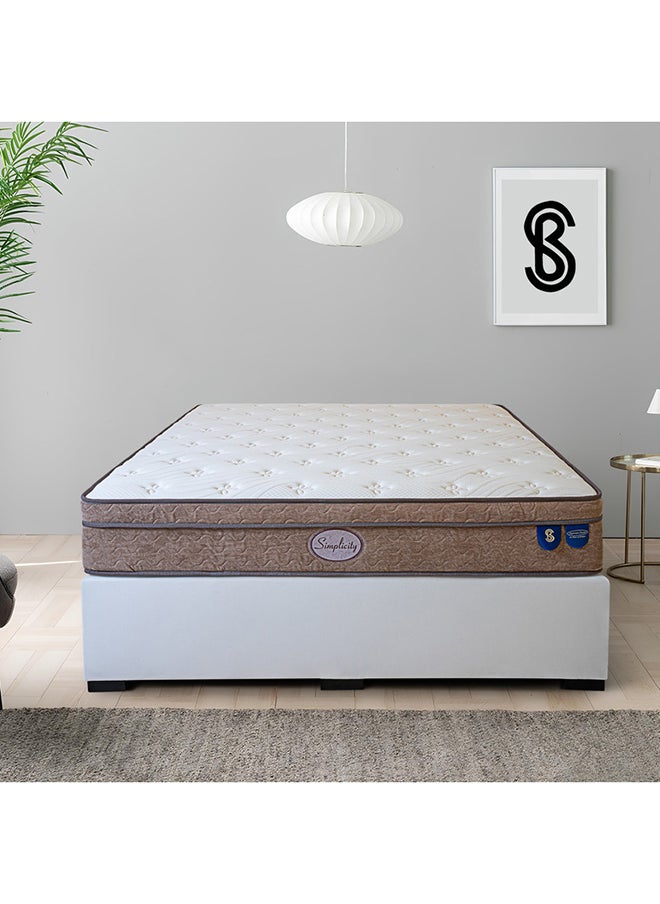 Bed and Mattress Zone Simplicity Euro Top Pocket Spring Mattress 90x200 Single Size  - Image 1