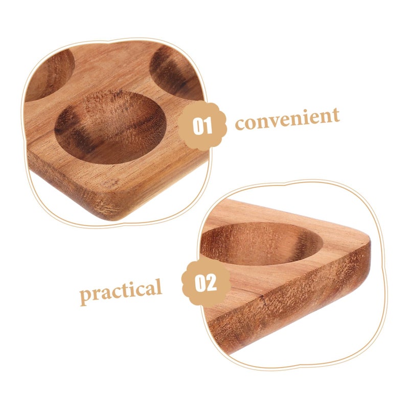 Wooden Egg Holder Penguin Pattern Fridge Organizer 11 7X11 7X2 CM Kitchen Storage - Image 4