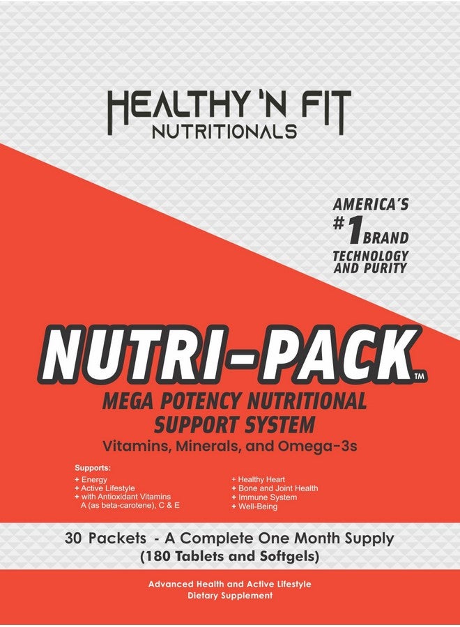 Healthy 'N Fit Healthy 'N Fit NUTRI Pack - 30 Day Pkt -One Pack Daily, Multivitamin All-in-One Packets  - Image 4