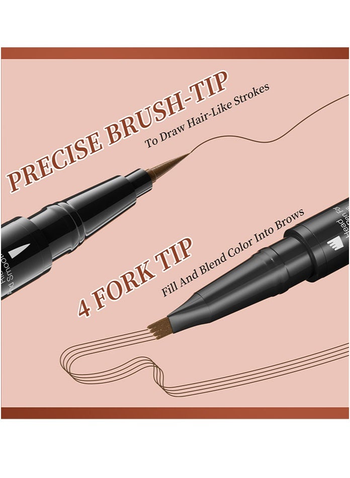 Best-Selling Liquid Eyebrow Pencil - This Product Comes In Two Forms: A Long-Lasting And Non-Fading One. A Set Of 4 Pencils In 4 Different Colors. - Image 3