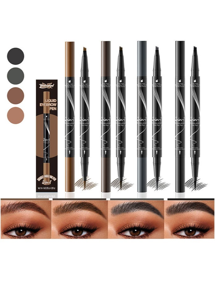 Best-Selling Liquid Eyebrow Pencil - This Product Comes In Two Forms: A Long-Lasting And Non-Fading One. A Set Of 4 Pencils In 4 Different Colors. - Image 1