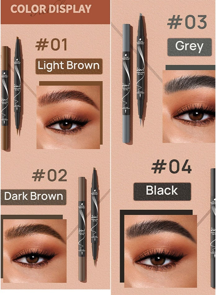 Best-Selling Liquid Eyebrow Pencil - This Product Comes In Two Forms: A Long-Lasting And Non-Fading One. A Set Of 4 Pencils In 4 Different Colors. - Image 5
