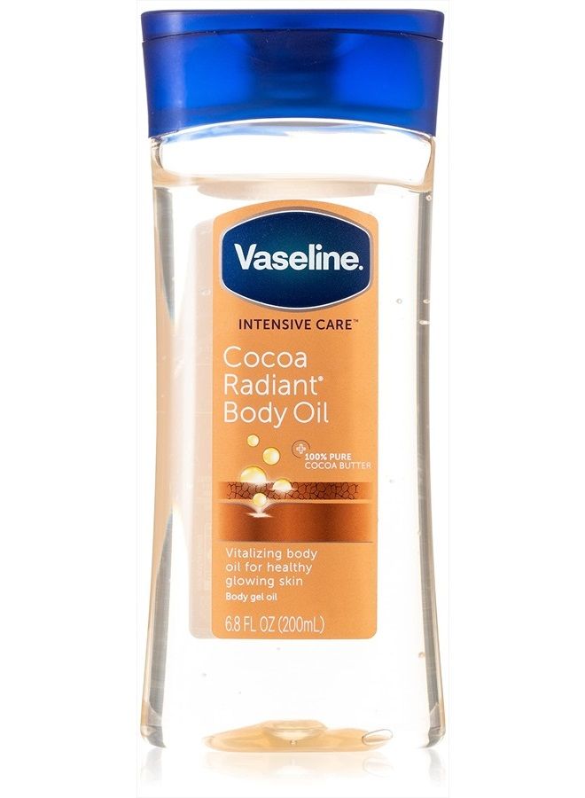 Vaseline Intensive Care Cocoa Radiant Body Gel Oil, 6.8 Ounce - Image 1