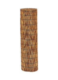 HOME TASTE Hometaste 2-Pack Natural Reed Fencing Roller Blinds Eco-Friendly Privacy Solutions For Gardens, Balconies, And Sunrooms (Corbonized_ 120X200Cm) 