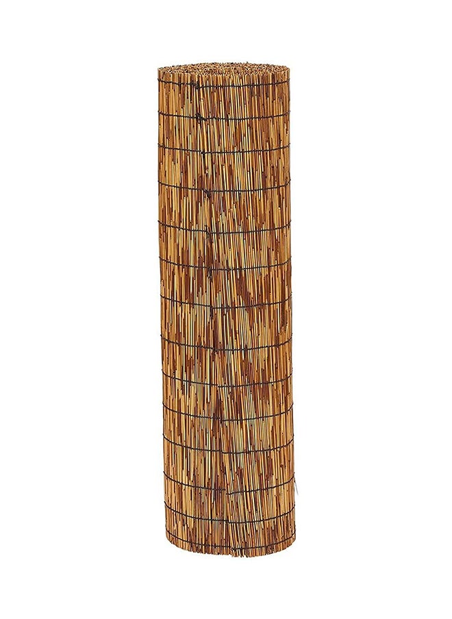 HOME TASTE Hometaste 2-Pack Natural Reed Fencing Roller Blinds Eco-Friendly Privacy Solutions For Gardens, Balconies, And Sunrooms (Corbonized_ 120X200Cm) 