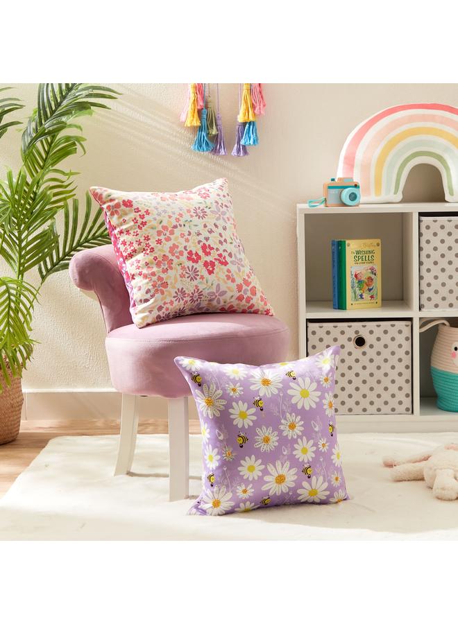 يورك غطاء وسادة مزين بالساتان 40×40 سم - Image 5