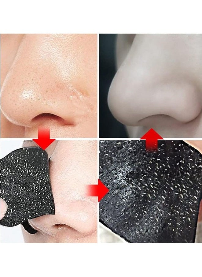 10 Piece Nose Strips for Black Head Remover,Deep Cleansing Charcoal Strips with Instant Blackhead Removal,Natural Charcoal Pore Cleaner & Minimizer