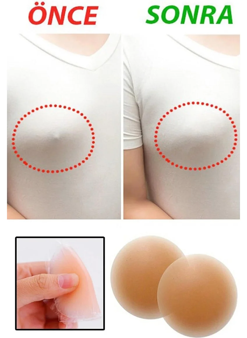 NBB Women's Silicone Nipple Concealer Transparent