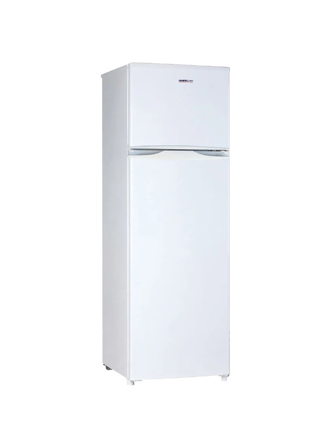 General Tech Double Door Refrigerator, 248L Capacity, White, Energy Star Rated, Glass Shelves - Image 1