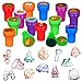 Cinrobiye 24 Pcs Happy Camper Stampers for Boys Girls Camping Adventure Birthday Party Supplies Favors Classroom Rewards Carnival Prizes Goodie Bag Pinata Fillers for Campfire Tent Hiking Party - Image 2
