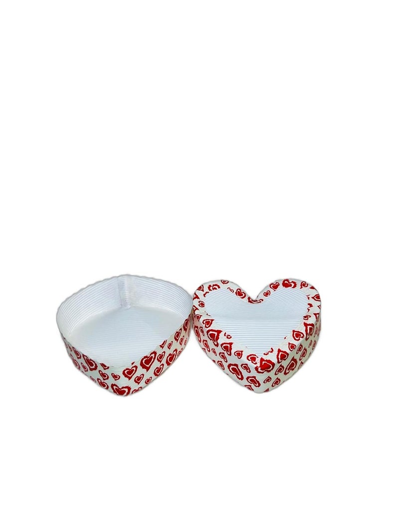 Baekence Baekence Bake and Serve Cake Moulds Muffin Mould Heart Mould 100gms Pack of 15 pcs Heart Shape White - Image 4