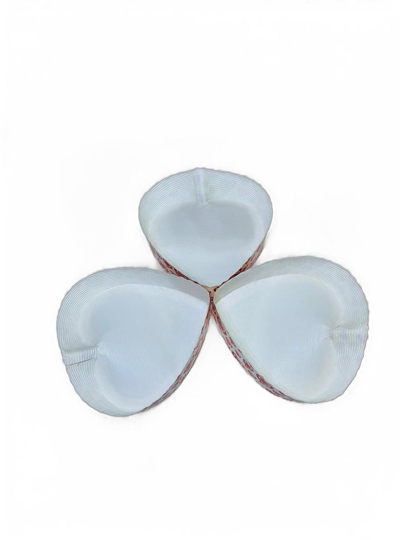 Baekence Baekence Bake and Serve Cake Moulds Muffin Mould Heart Mould 100gms Pack of 15 pcs Heart Shape White - Image 3