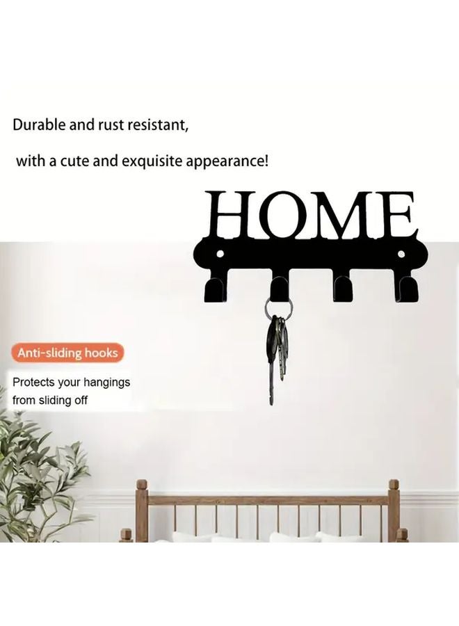 Zgg007 Home Metal Key Hook Wall Mounted Rust Resistant Organizer - Image 2