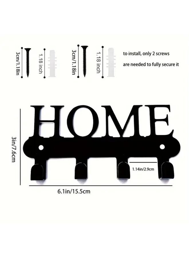 Zgg007 Home Metal Key Hook Wall Mounted Rust Resistant Organizer - Image 4