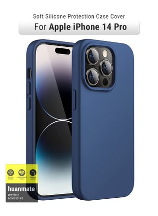 Stylish Silicone Case Cover For Apple iPhone 14 Pro Blue - pzsku/Z0394960A0E9AD84D7D88Z/45/_/1680558249/69026c00-1939-4a07-b86c-345b3a03e2df