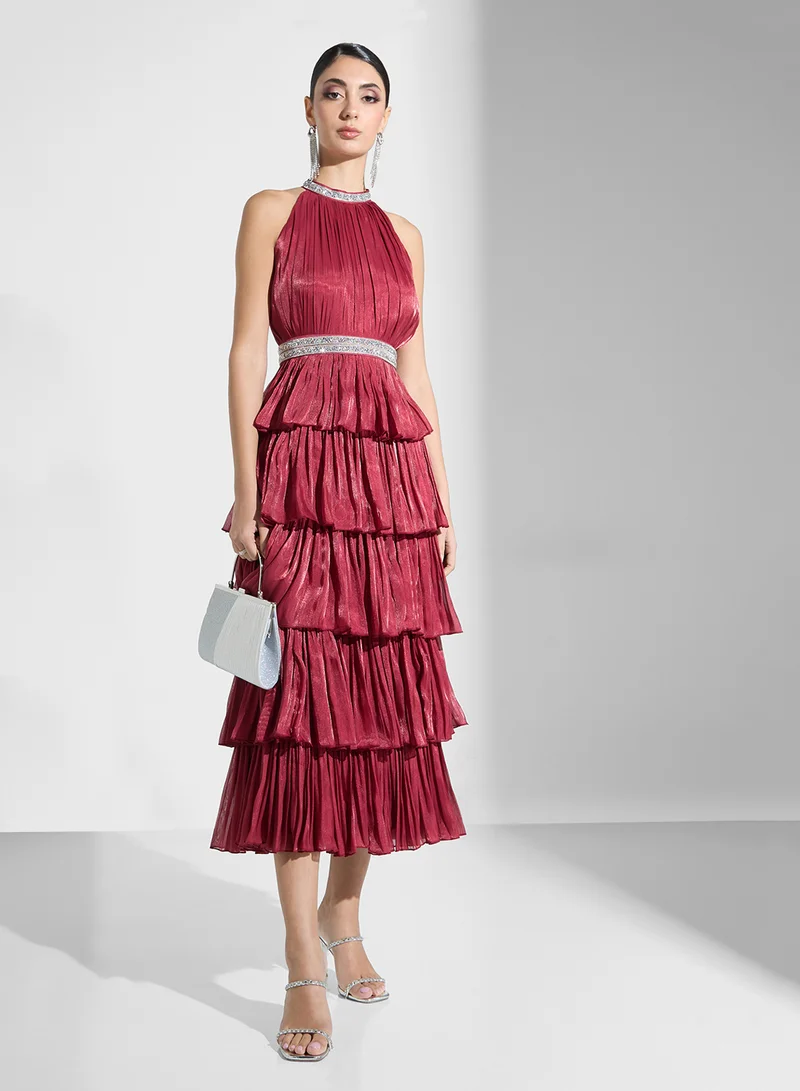 ايلا ليمتد اديشن Tiered Halter Dress