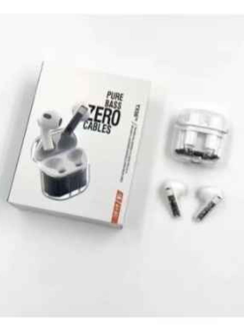 YX-06 Pure Bass Wireless Bluetooth Earbuds Earphones with Transparent Design - Image 2