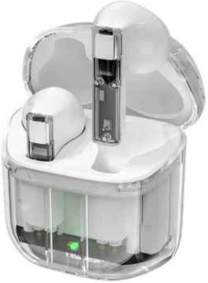 YX-06 Pure Bass Wireless Bluetooth Earbuds Earphones with Transparent Design - Image 3