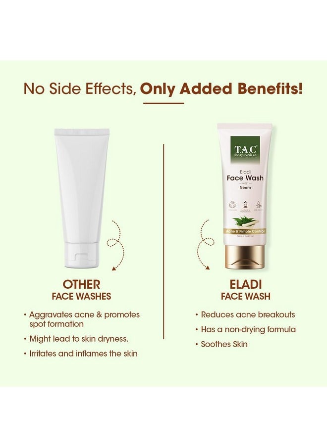 Eladi & Neem Face Wash For Clear & Acne Free Skin - Controls Oil, Blemishes & Hydrates Skin - 50Ml - pzsku/Z0394BBF4B49EFF7D1E13Z/45/_/1735816698/c800d781-729b-4204-bd19-7ff4b4b41242