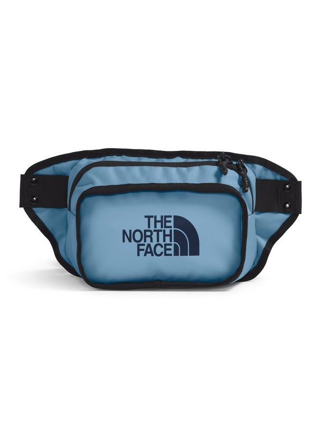 THE NORTH FACE Explore Hip Fanny Pack, Steel Blue/TNF Black/Summit Navy, One Size