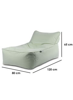 Extreme Lounging Extreme Lounging® - Original Pastel Bean Bag Bed - Made in UK - Premium Quality Double Stitched Bean Bag - UV Protected & Waterproof - Tanning Beach & Pool Bed- Ideal for Indoor & Outdoor Use - Green  - Image 2