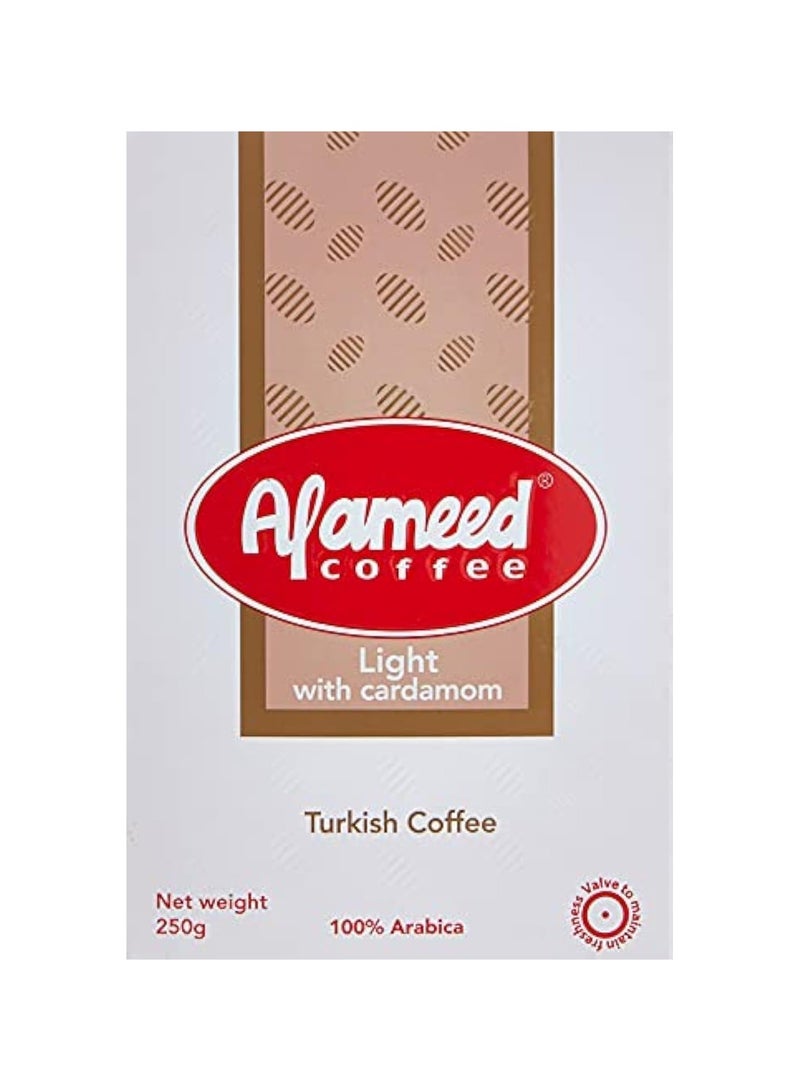 Al Ameed قهوة تركية خفيفة مع هيل - Image 1