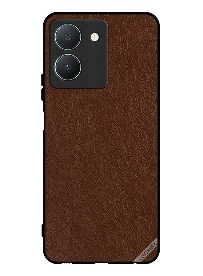Covernex Protective Case Cover For Vivo Y36 5G Leather Pattern - Image 1