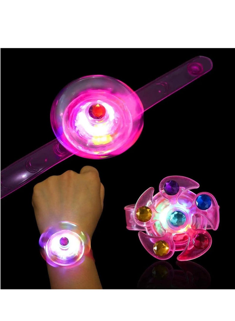 12 Pieces LED Luminous Bracelet, Kids Party Gift, Party Supplies Children's Birthday Gifts (Random Color)  - Image 4