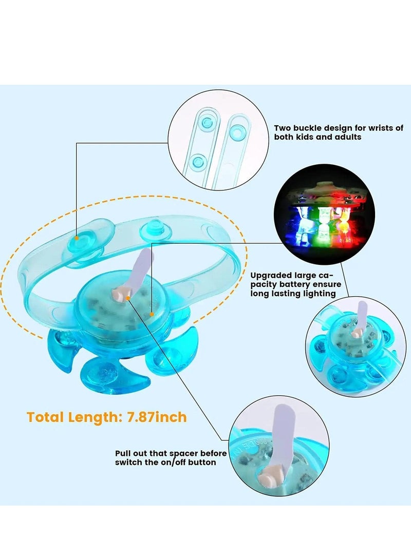 12 Pieces LED Luminous Bracelet, Kids Party Gift, Party Supplies Children's Birthday Gifts (Random Color)  - Image 2
