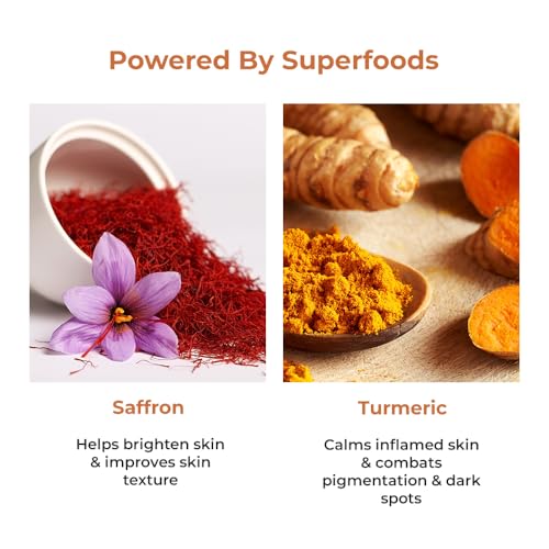 Naturali Ubtan Brightening Face Scrub | With Superfoods Saffron & Turmeric | Exfoliates | Removes Tan | Boosts Skin Glow | Paraben-free | For All Skin Types | 100g - Image 3