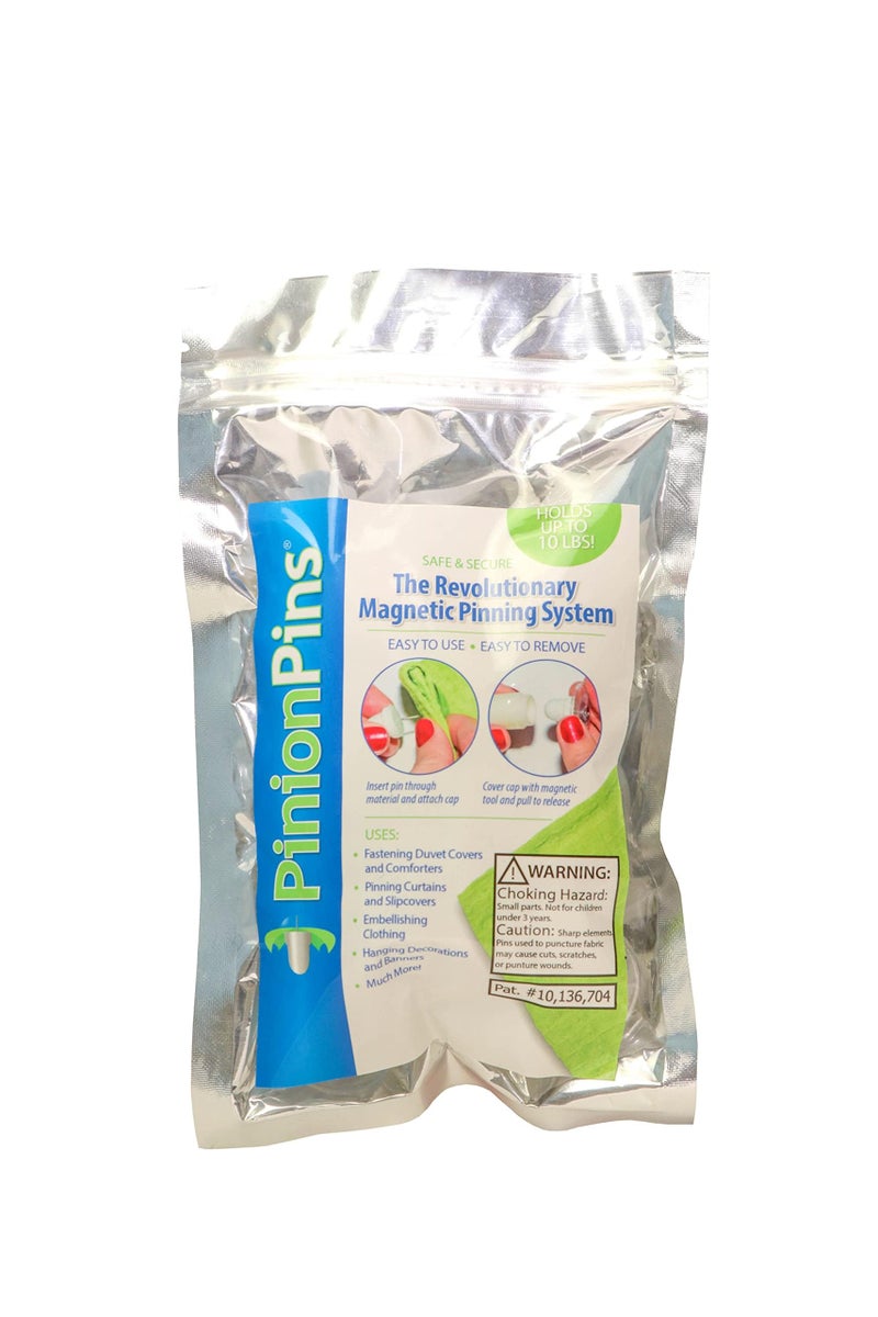 Pinion Pins PinionPins Clear Magnetic Duvet Clips with Magnetic Key for Easy Removal. Pack of 16 Comforter Fasteners That are Safe Locking and Holds up to 10lbs - Image 4