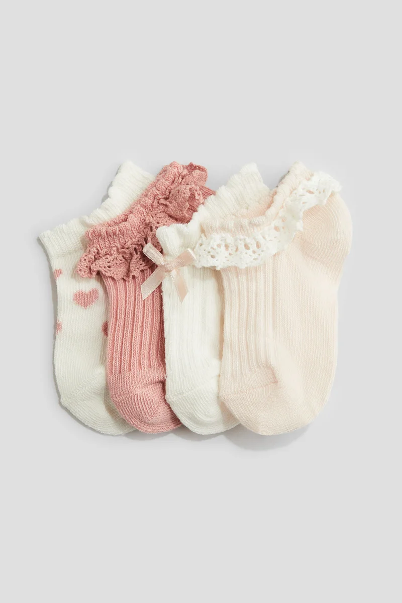 H&M 5-pack shaftless socks