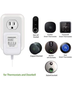 LIANSUM 24Volt Transformer C Wire Adapter for Thermostat and All Versions of Ring Doorbell, Compatible with Nest, Ecobee, Honeywell, Sensi, Sensi Smart WiFi Thermostat, Nest Hello Doorbell Supply Cord  - Image 2
