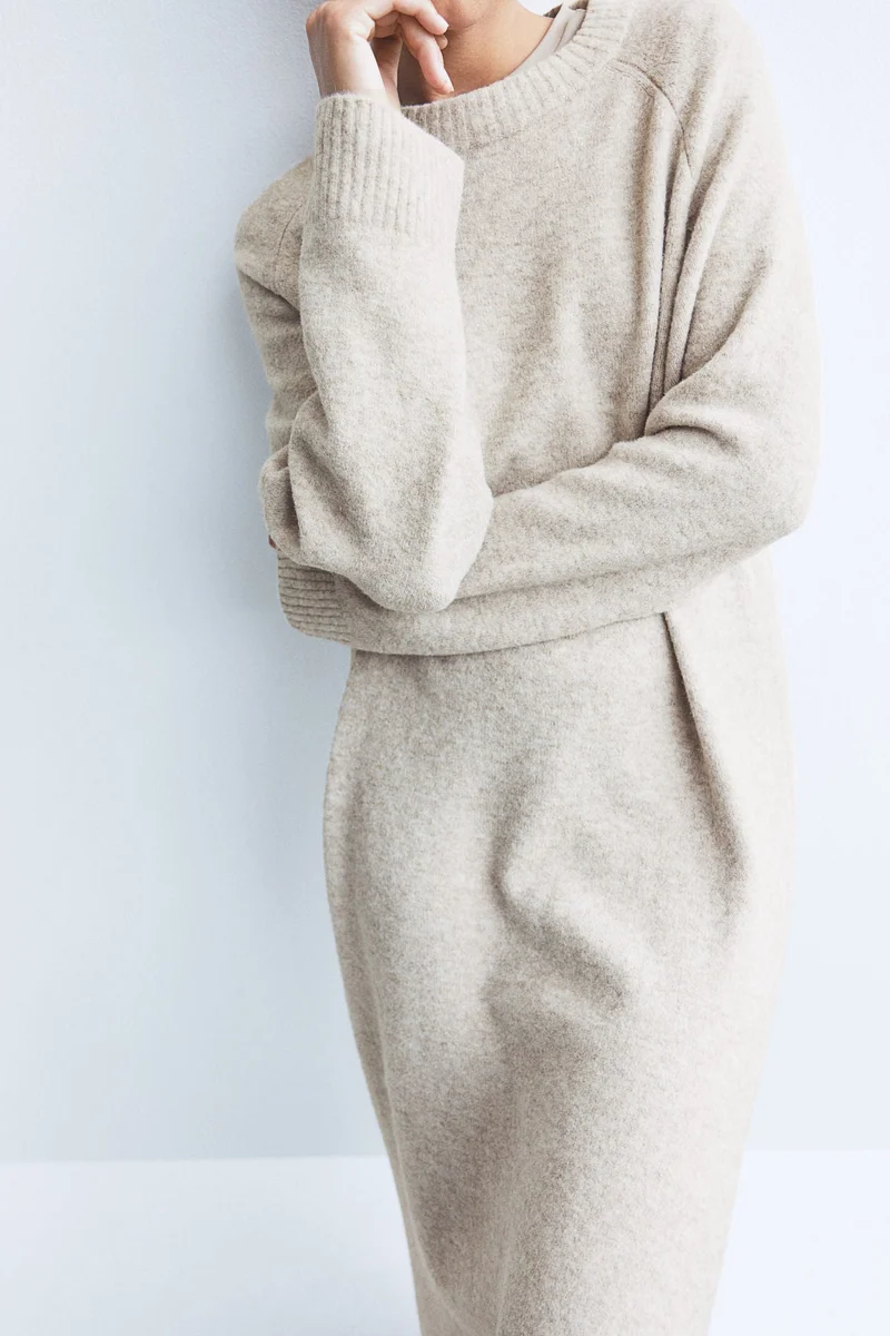 H&M Knitted Long Dress