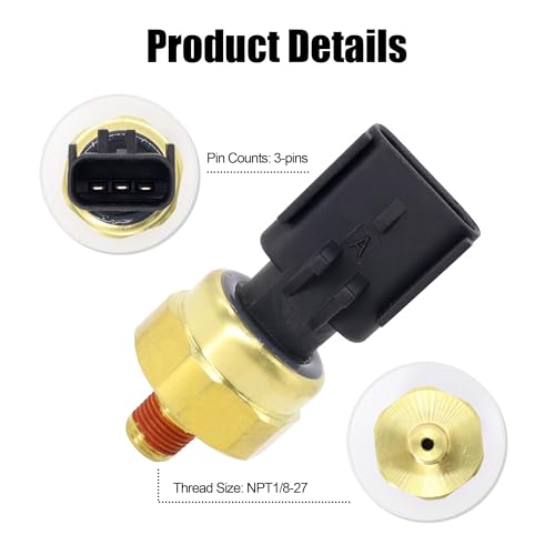 OXCANO 5149062AA Engine Oil Pressure Sensor Sender Switch Sending Unit Compatible with Chrysler, Dodge, Jeep, SRT, Volkswagen, RAM Replaces 5149064AA 5149062AB - Image 2