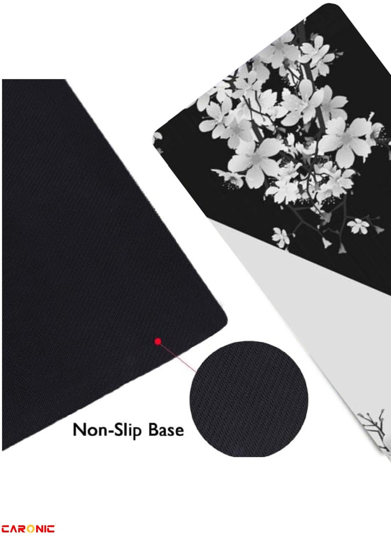 CARONIC - Large Gaming Mouse Pad with Superior Micro Weave Cloth Extended Desk Mousepad with Stitched Edges Non-Slip Base Water Resist Keyboard Pad For Gamer And Office Home - Image 1