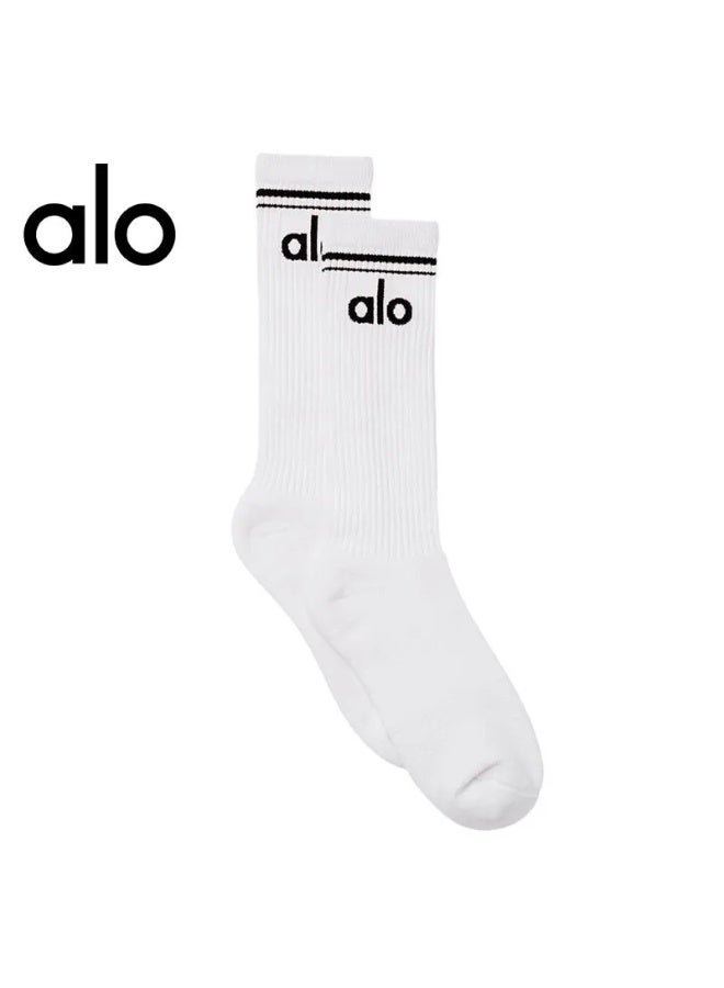 Alo Yoga Meia  Unisex Half-Crew Throwback Long tube - Image 1