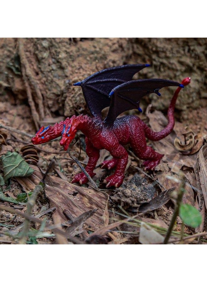 SIENON 5" & 3" Dragon Toy Figures - 10 Pack Assorted Mythical Figurines for Cake Toppers & Party Favors - Image 4