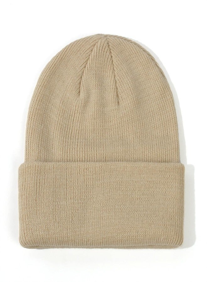 ENBAOHUI Baby Beanie Hat Newborn Winter Warm Knit Hat Kids Soft Beanie Cap Boys Girls Winter Warm Knit Hat Black/Grey/Beige/Khaki S - Image 5
